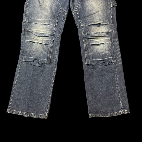 G-Star Next Denim Cargo Jeans Loose Mens 38X32 Grunge Rock Streetwear Aged Wash - Picture 3 of 9